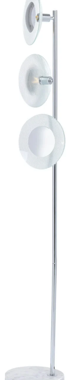 Lampa Podłogowa Ufo Tre 26x160 Cm Srebrny