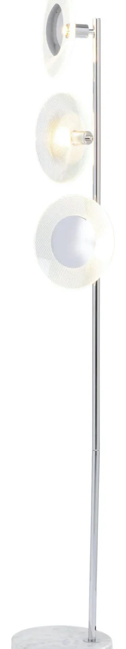 Lampa Podłogowa Ufo Tre 26x160 Cm Srebrny