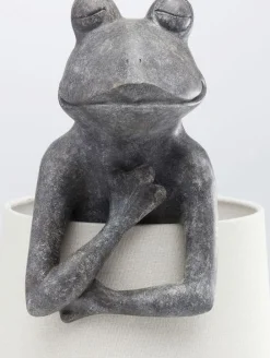 Lampa Stołowa Animal Frog 23x58 Cm Szara