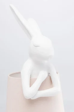 Lampa Stołowa Animal Rabbit 27x68 Cm Biała
