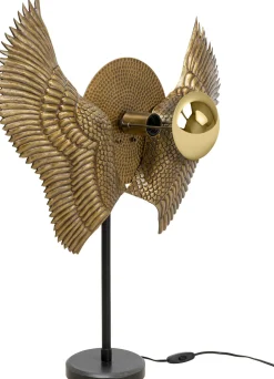 Lampa Stołowa Bird Wings 61x76 Cm Czarno-złota