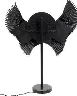 Lampa Stołowa Bird Wings 61x76 Cm Czarno-złota