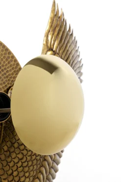 Lampa Stołowa Bird Wings 61x76 Cm Czarno-złota