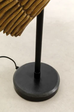 Lampa Stołowa Bird Wings 61x76 Cm Czarno-złota