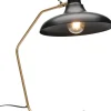 Lampa Stołowa Czarno-złota Stalowa 49 Cm