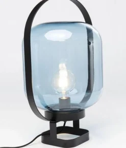 Lampa Stołowa Jupiter 35x54 Cm Niebiesko-czarna