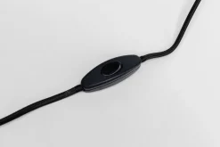 Lampa Stołowa Loungy Ø25x38 Cm Czarna