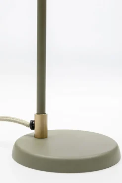 Lampa Stołowa Mała Stalowa Miętowa Zieleń 32 Cm