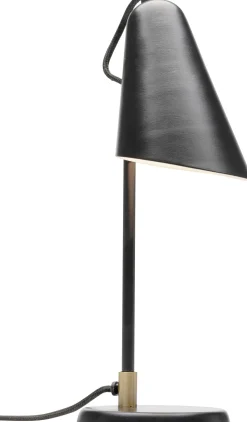 Lampa Stołowa Mała Stalowa Kolor Czarny 32 Cm