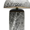 Lampa Stołowa Porcelana I Stal Ulice Paryża Ø38x60 Cm