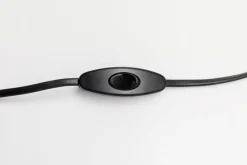 Lampa Stołowa Srebrna Nowoczesna 38 Cm