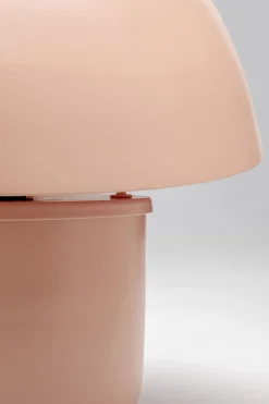 Lampa Stołowa Stalowa Grzybek Kolor Brzoskwiniowy Ø29x27 Cm