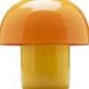 Lampa Stołowa Stalowa Grzybek Kolor Pomarańczowo-żółty Ø20x20 Cm