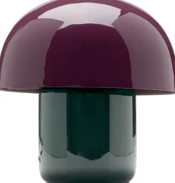 Lampa Stołowa Stalowa Grzybek Kolor Fioletowo-czarny Ø20x20 Cm