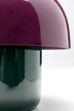 Lampa Stołowa Stalowa Grzybek Kolor Fioletowo-czarny Ø20x20 Cm