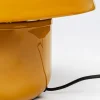 Lampa Stołowa Stalowa W Kolorze żółtym Ø29x27 Cm