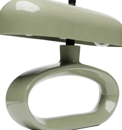 Lampa Stołowa Stalowa W Kolorze Zielonym 37x26 Cm
