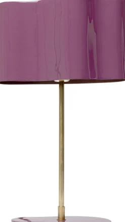 Lampa Stołowa Stalowa W Kolorze Fioletowym 49 Cm