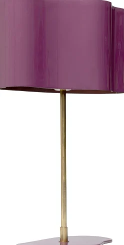 Lampa Stołowa Stalowa W Kolorze Fioletowym 49 Cm