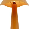 Lampa Stołowa Stalowa W Kolorze Pomarańczowym Ø34x49 Cm
