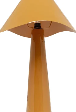 Lampa Stołowa Stalowa W Kolorze Pomarańczowym Ø34x49 Cm