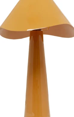 Lampa Stołowa Stalowa W Kolorze Pomarańczowym Ø34x49 Cm