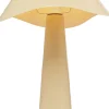 Lampa Stołowa Stalowa W Kolorze Ecru Ø34x49 Cm