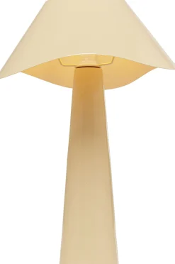Lampa Stołowa Stalowa W Kolorze Ecru Ø34x49 Cm