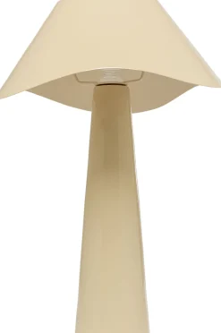 Lampa Stołowa Stalowa W Kolorze Ecru Ø34x49 Cm