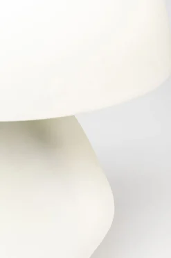 Lampa Stołowa Stalowa W Kolorze Białym 48 Cm