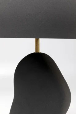 Lampa Stołowa Stalowa W Kolorze Czarnym 48 Cm
