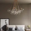 Lampa Wisząca Ballooning 66x95 Cm Złota - Klosze Transparentne