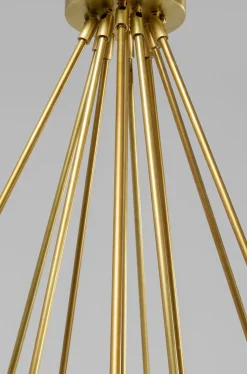 Lampa Wisząca Ballooning 66x95 Cm Złota - Klosze Transparentne