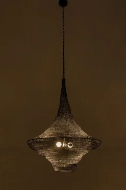 Lampa Wisząca Cocoon Ø89x114 Cm Czarna