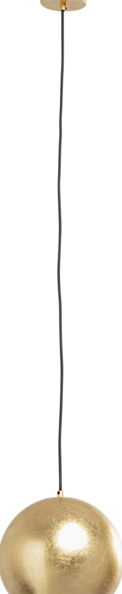 Lampa Wisząca Do Salonu Kula Złota Ø25 Cm