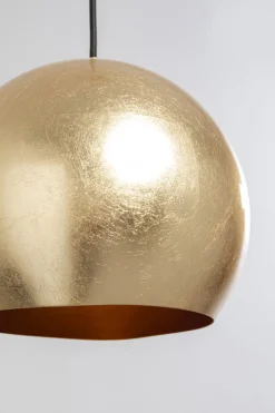 Lampa Wisząca Do Salonu Kula Złota Ø25 Cm