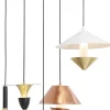 Lampa Wisząca Do Salonu Stalowa 5xG9 Ø50 Cm