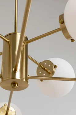 Lampa Wisząca Heavenly Ø98 Cm Złota - Klosze Białe