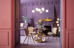 Lampa Wisząca Heavenly Ø98 Cm Złota - Klosze Białe