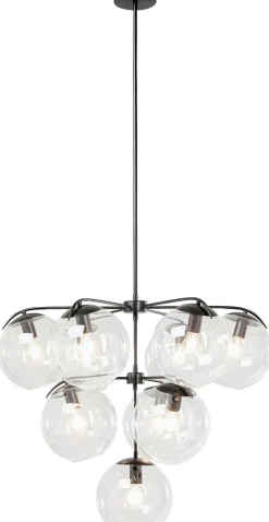Lampa Wisząca Lasmina 91x110 Cm Czarna - Klosze Szklane