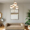 Lampa Wisząca Leisha Bunch 76x100 Cm Biało-złota