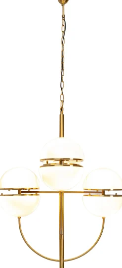 Lampa Wisząca Leisha Bunch 76x100 Cm Biało-złota