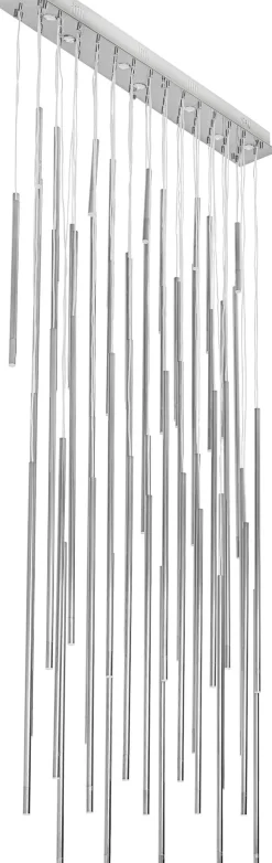 Lampa Wisząca Living Vegas Deluxe LED 154x320 Cm Srebrna