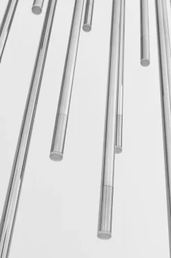 Lampa Wisząca Living Vegas Deluxe LED 154x320 Cm Srebrna