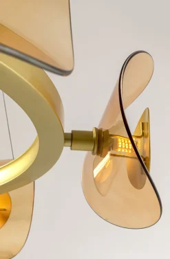 Lampa Wisząca Mariposa Ø81x150 Cm Złota