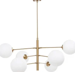Lampa Wisząca Planets 105x95 Cm Biało-złota