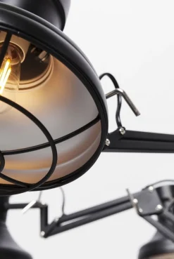 Lampa Wisząca Spider Multi 6-lite 110x60 Cm Czarna