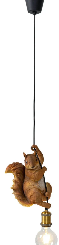 Lampa Wisząca Squirrel 20x38 Cm Ruda
