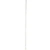 Lampa Wisząca Stal Chromowana Klosz Szklany Transparentny Ø17x60 Cm