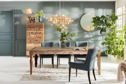 Lampa Wisząca Stone Mobile 100x61 Cm Złota